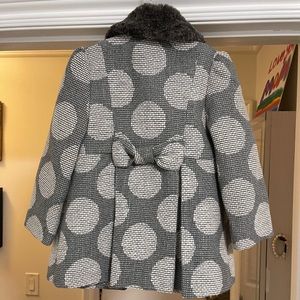 Kids polka dot coat